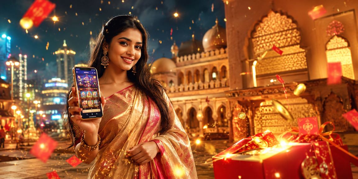 ঢাকায় অনলাইন গেমে রেড এনভেলপ বোনাস উপভোগ করছেন একজন নারী